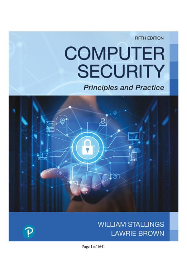 Computer Security Principles and Practice 5e 5th Edition