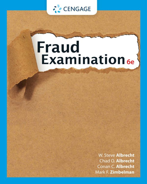 Fraud Examination 6e 6th Edition