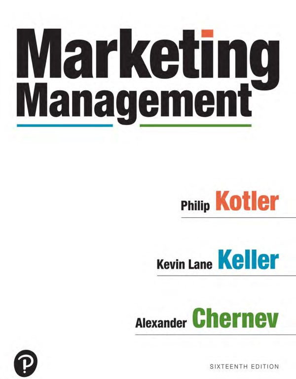 Marketing Management 16e 16th Edition