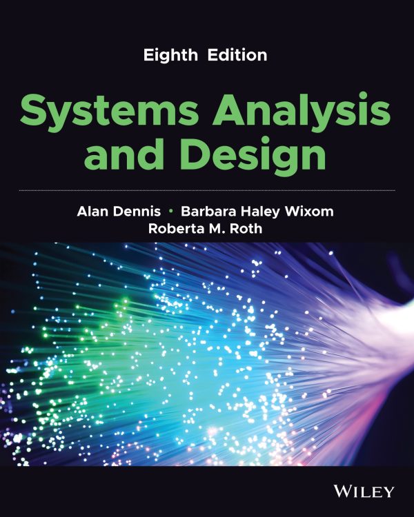 Systems Analysis and Design 8e 8th Edition